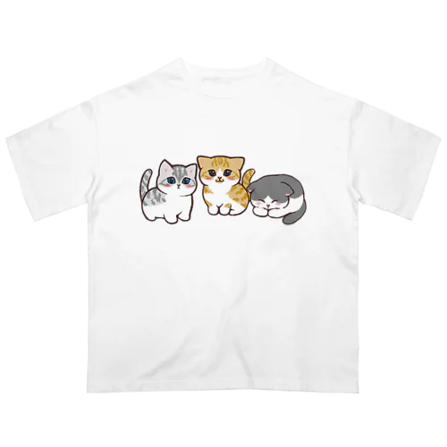 のんびりにゃんず オーバーサイズTシャツ