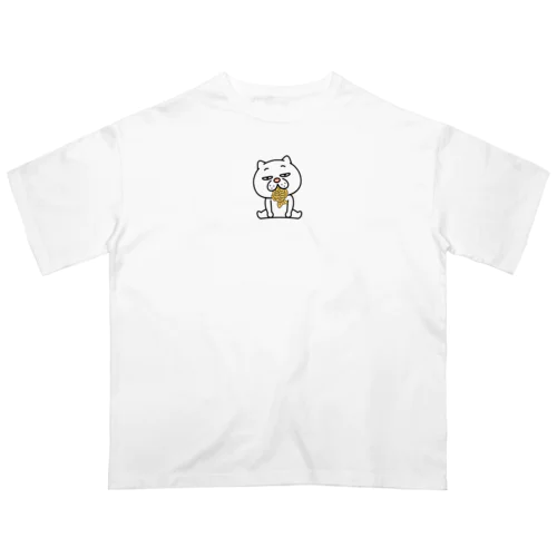 ウザ～～い猫　タイ焼き オーバーサイズTシャツ