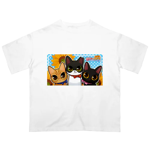 我が家のにゃんこたち オーバーサイズTシャツ