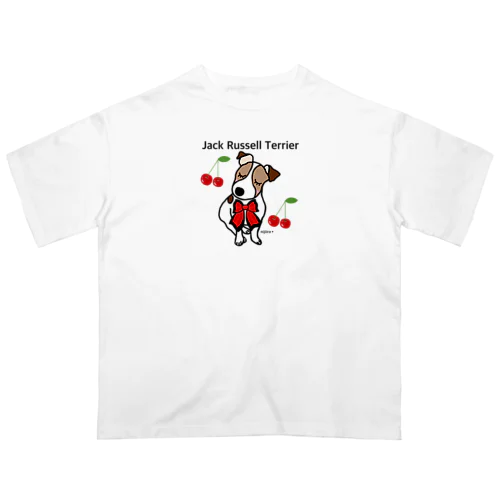 可愛いジャックラッセルテリア犬 Oversized T-Shirt