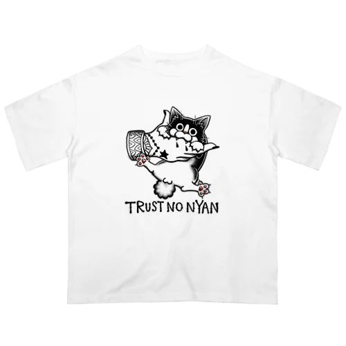 TRUST NO NYAN オーバーサイズTシャツ