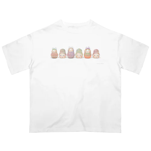 Marbleshkas in line オーバーサイズTシャツ