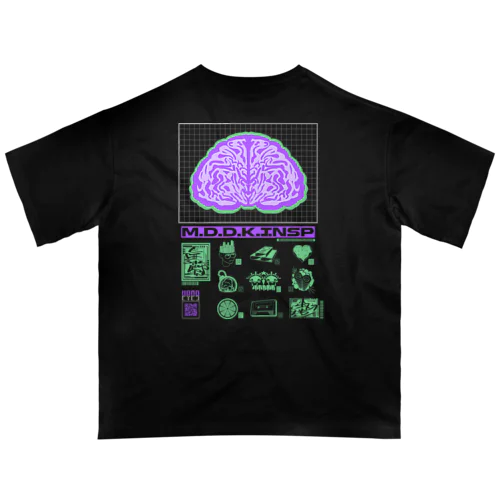 MUDADUKAI INSPIRATION -BRAINDEAD- オーバーサイズTシャツ