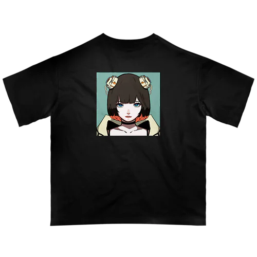 メカシリーズ #023 humanoid robotics Oversized T-Shirt