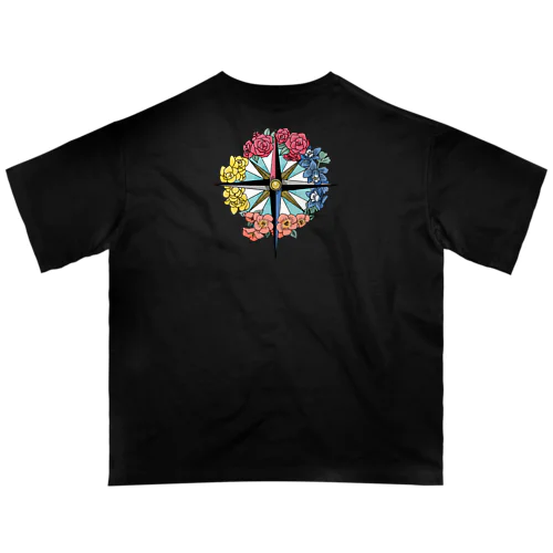 花風水羅針盤 オーバーサイズTシャツ