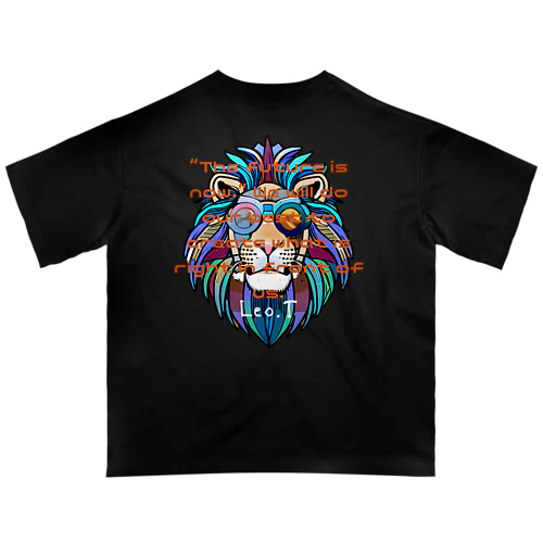 ライオンアート　Leo.T Oversized T-Shirt