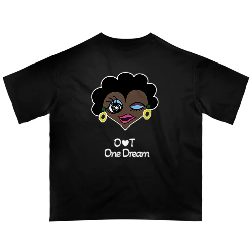 O❤︎T One Dream Tシャツ　（ロゴホワイト） Oversized T-Shirt