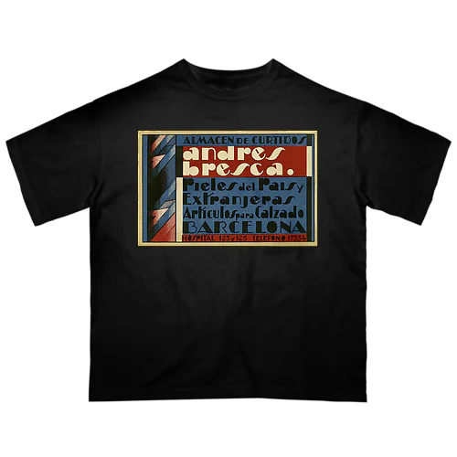 スペイン・バルセロナ　アンドレア・ブレスカ Oversized T-Shirt