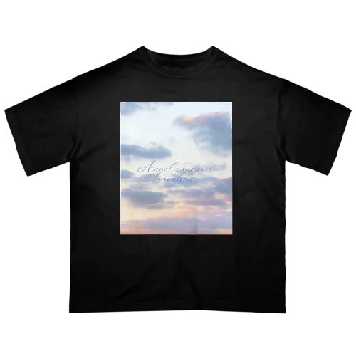 ପ天使の夏休みଓ夕暮れ旅行(枠なし) オーバーサイズTシャツ