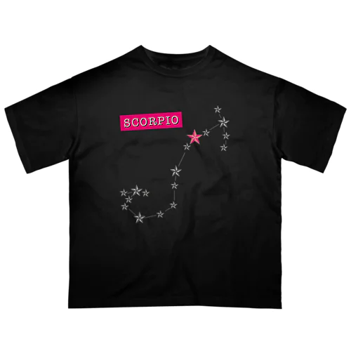 スタースタッズ星座　蠍座 オーバーサイズTシャツ