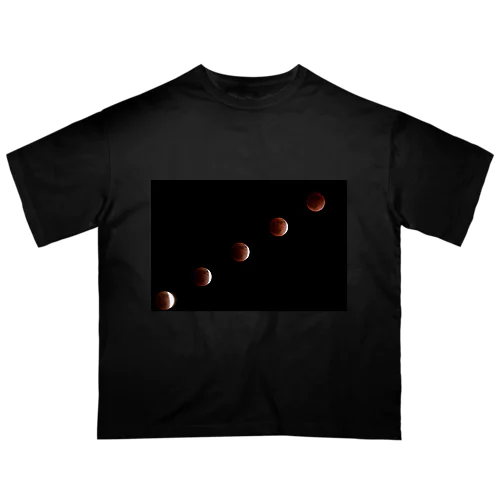 皆既月食 - Total Lunar Eclipse - オーバーサイズTシャツ