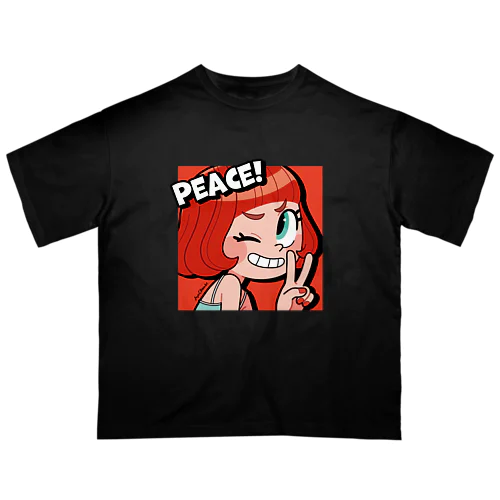 PEACE! オーバーサイズTシャツ