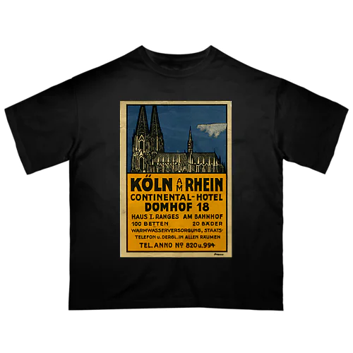 ケルン大聖堂 オーバーサイズTシャツ