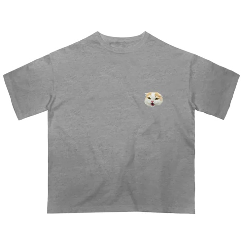 激おこすんすん丸（プチ/濃色） Oversized T-Shirt