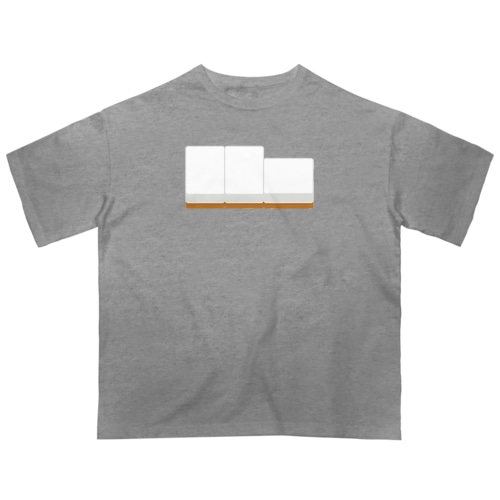 右から白ポン ( 麻雀グッズ ) Oversized T-Shirt