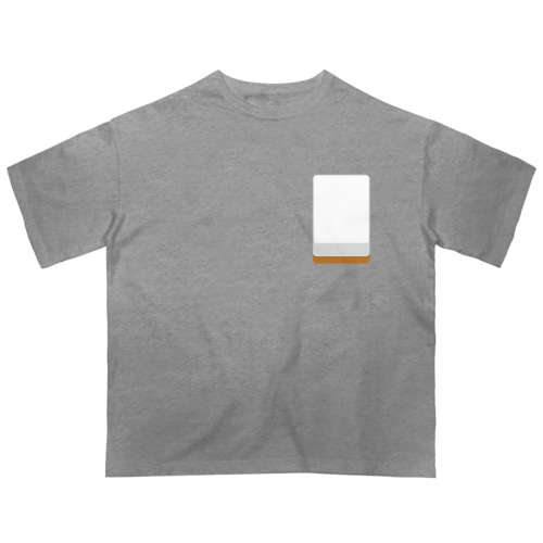 白 ( 麻雀グッズ ) Oversized T-Shirt