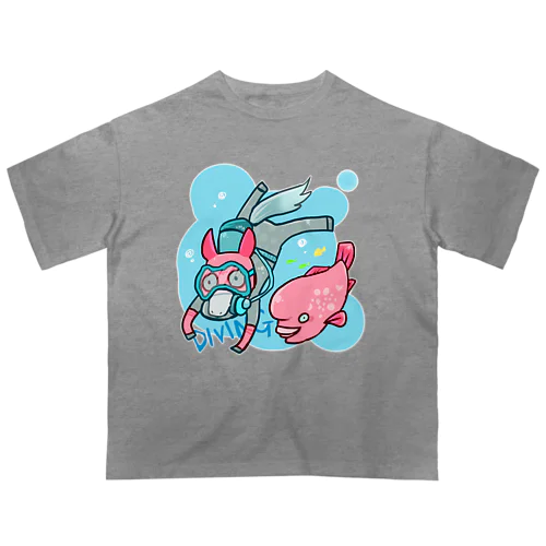 夏の馬たち！ダイビング編 Oversized T-Shirt