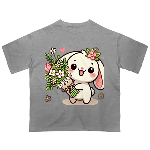 ブーケラビット オーバーサイズTシャツ