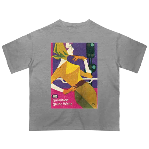 ドイツ国鉄 DB レディー1 寄りかかり Oversized T-Shirt