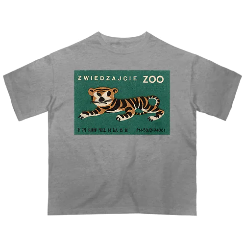 ポーランド動物園　今年の干支！虎 オーバーサイズTシャツ