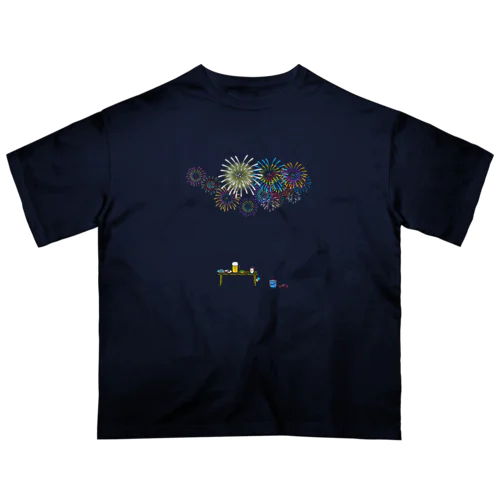打ち上げ花火-1 オーバーサイズTシャツ