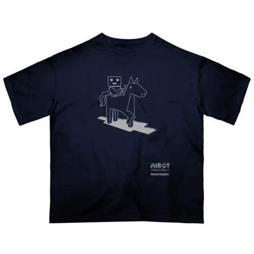 MiBot -Horse- S Oversized T-Shirt