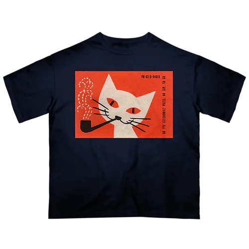 ポーランド　オレンジ・パイプねこ Oversized T-Shirt