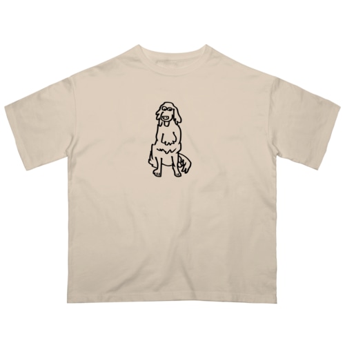 ふざけた顔した犬 Oversized T-Shirt