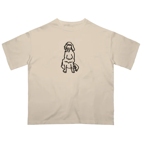 ふざけた顔した犬 オーバーサイズTシャツ