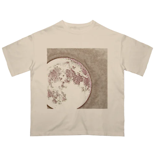 「静かな月」 オーバーサイズTシャツ