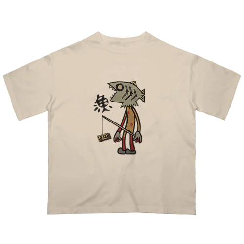 魚面人 Oversized T-Shirt