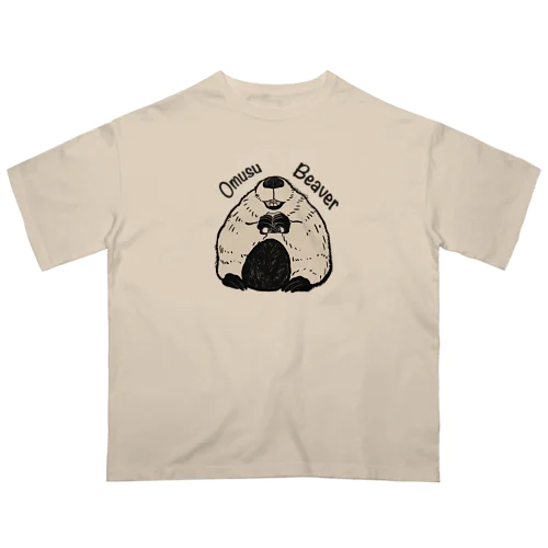 おむすビーバー　Omusu-Beaver オーバーサイズTシャツ