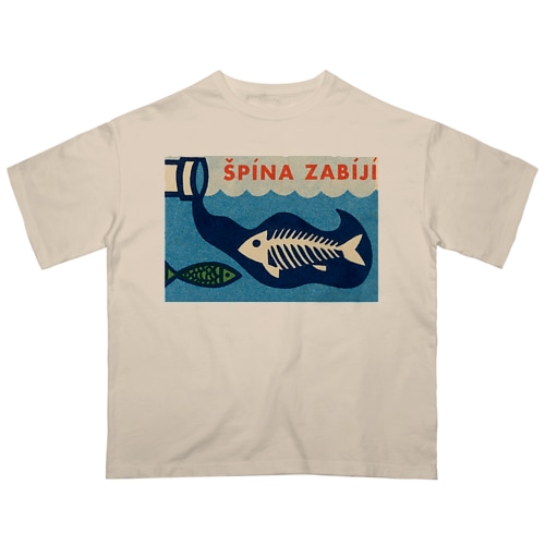 ポーランド　魚の骨 Oversized T-Shirt