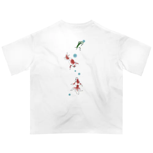 金魚づくし　行列B オーバーサイズTシャツ