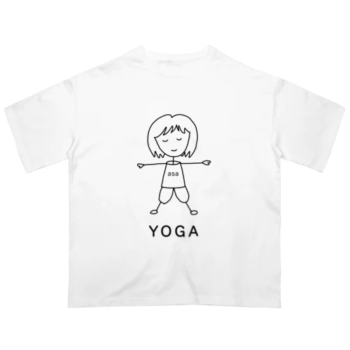 ヨガールasaちゃん Oversized T-Shirt