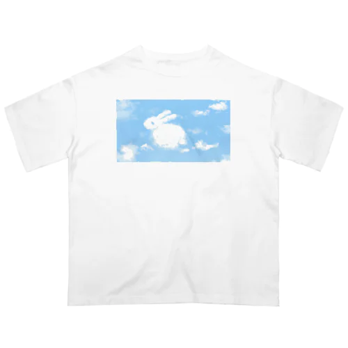 うさぎ雲 オーバーサイズTシャツ