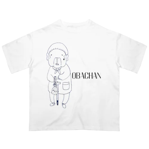 トメさん８７歳（おばあちゃんclub） Oversized T-Shirt