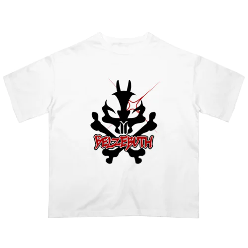 蝿の王ロゴ-黒 Oversized T-Shirt