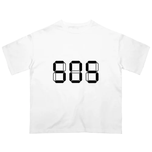 SOS（デジタル表示） オーバーサイズTシャツ