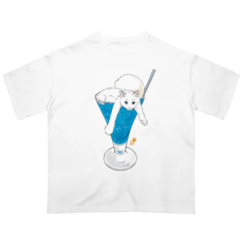 猫分補給・真夏 Oversized T-Shirt