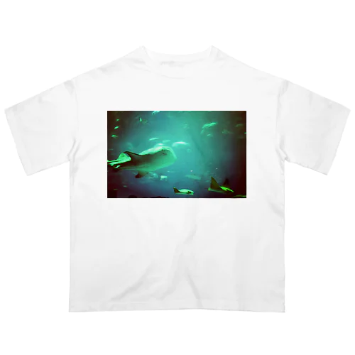 aquarium_blue  オーバーサイズTシャツ