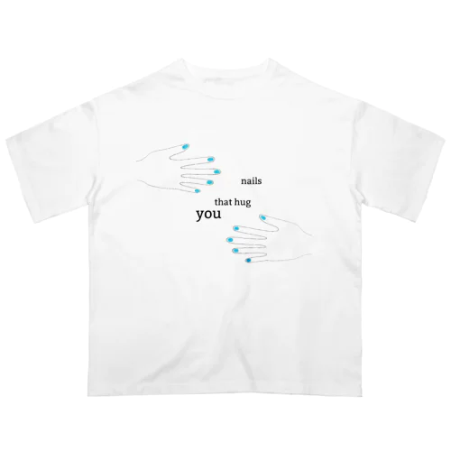 ◼️hug you nails オーバーサイズTシャツ