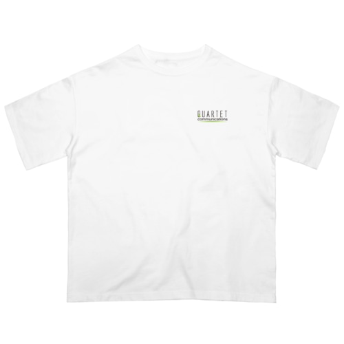 カルテットロゴTシャツ(求人つき) Oversized T-Shirt