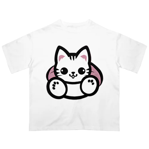 猫パンちゃん５ Oversized T-Shirt