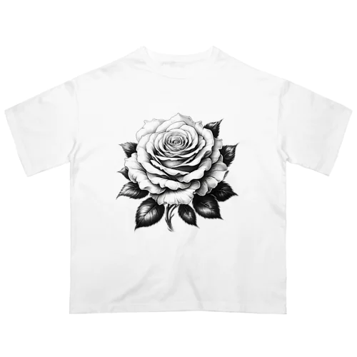 エターナル・ペタル: 時を超えた薔薇 オーバーサイズTシャツ