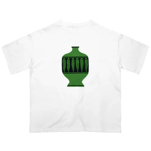 オクラのつぼ  Oversized T-Shirt