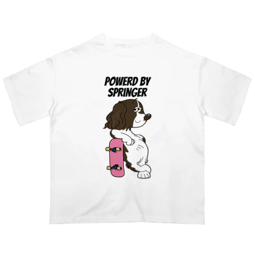 スケボースプリンガー（前面デザイン） Oversized T-Shirt