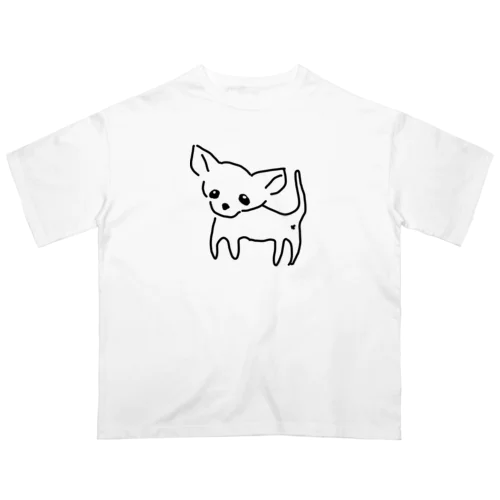 ゆるチワワ（クリア） オーバーサイズTシャツ