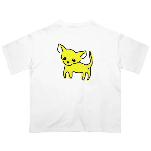 ゆるチワワ（イエロー） オーバーサイズTシャツ