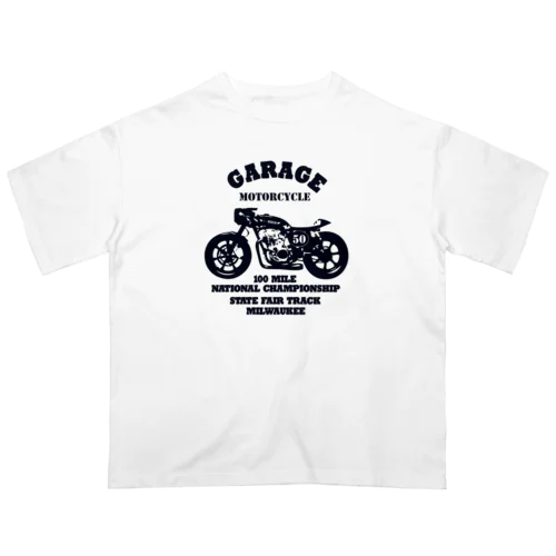 武骨なバイクデザイン Oversized T-Shirt